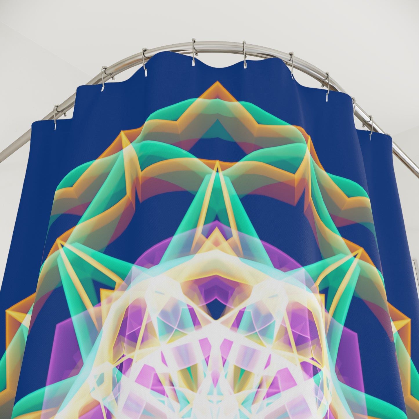 Polyester Shower Curtain - Mandala 1