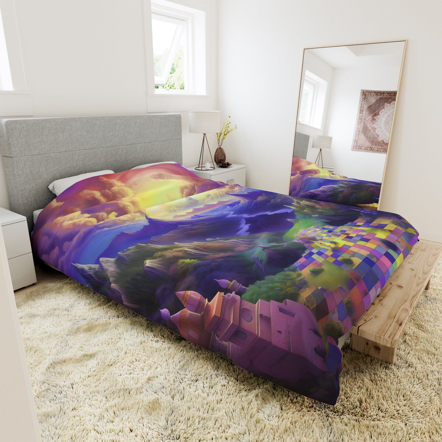 Duvet Cover - Sky Chess 4