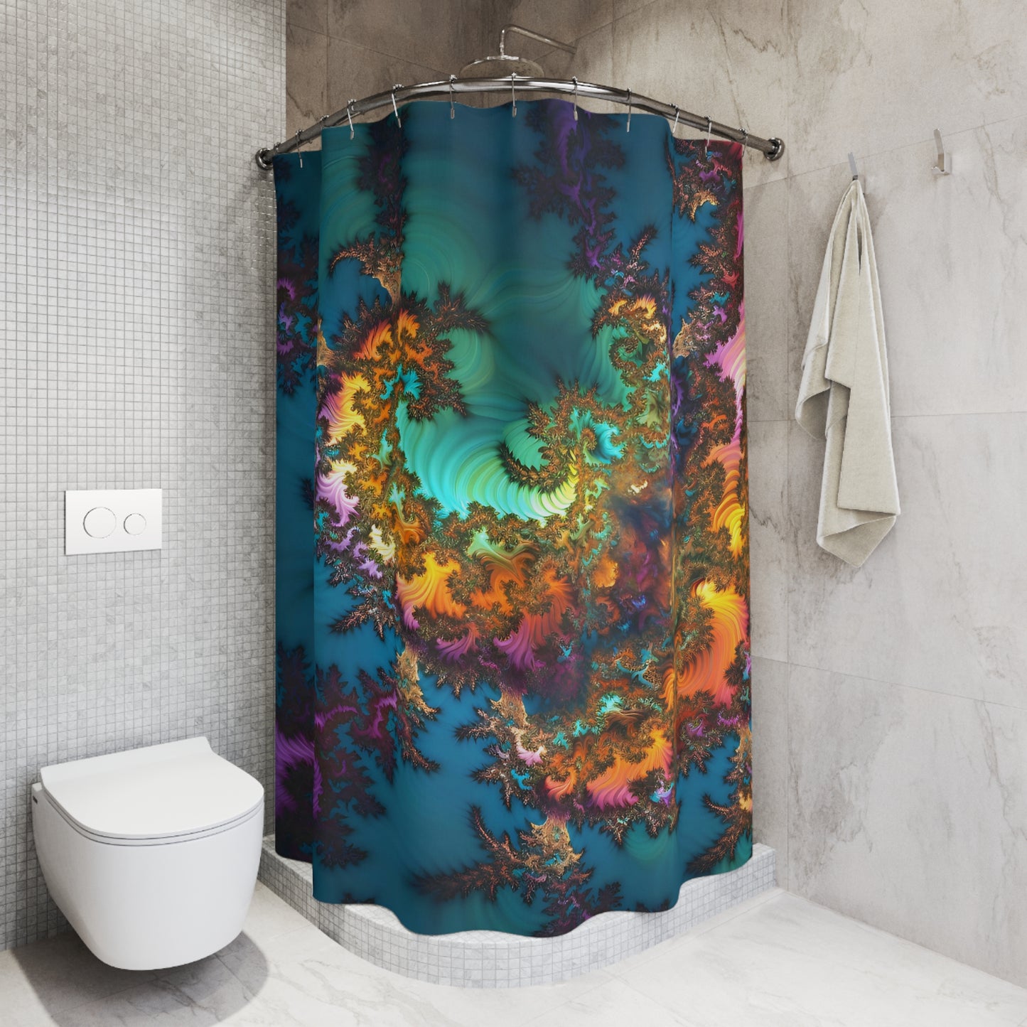 Copy of Polyester Shower Curtain - Mystical Reflections 4
