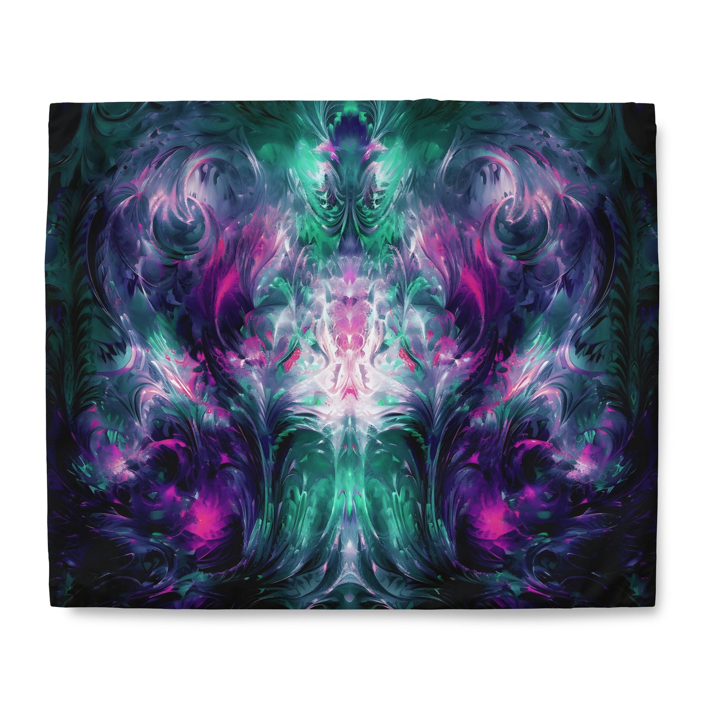 Copy of Duvet Cover - Mind Labyrinth Green