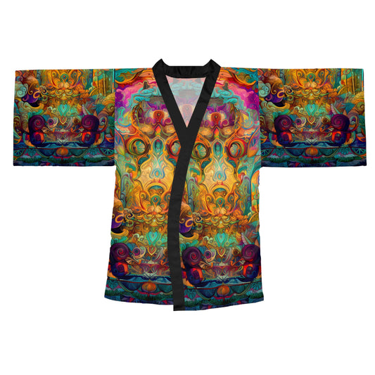 Long Sleeve Kimono Robe (AOP) - Dreamweavers Tapestry 2