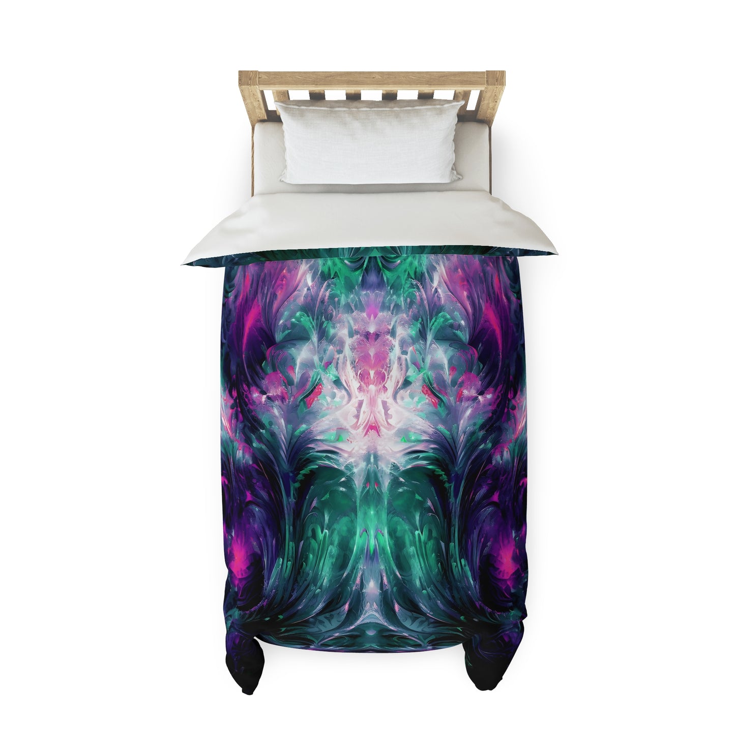 Copy of Duvet Cover - Mind Labyrinth Green