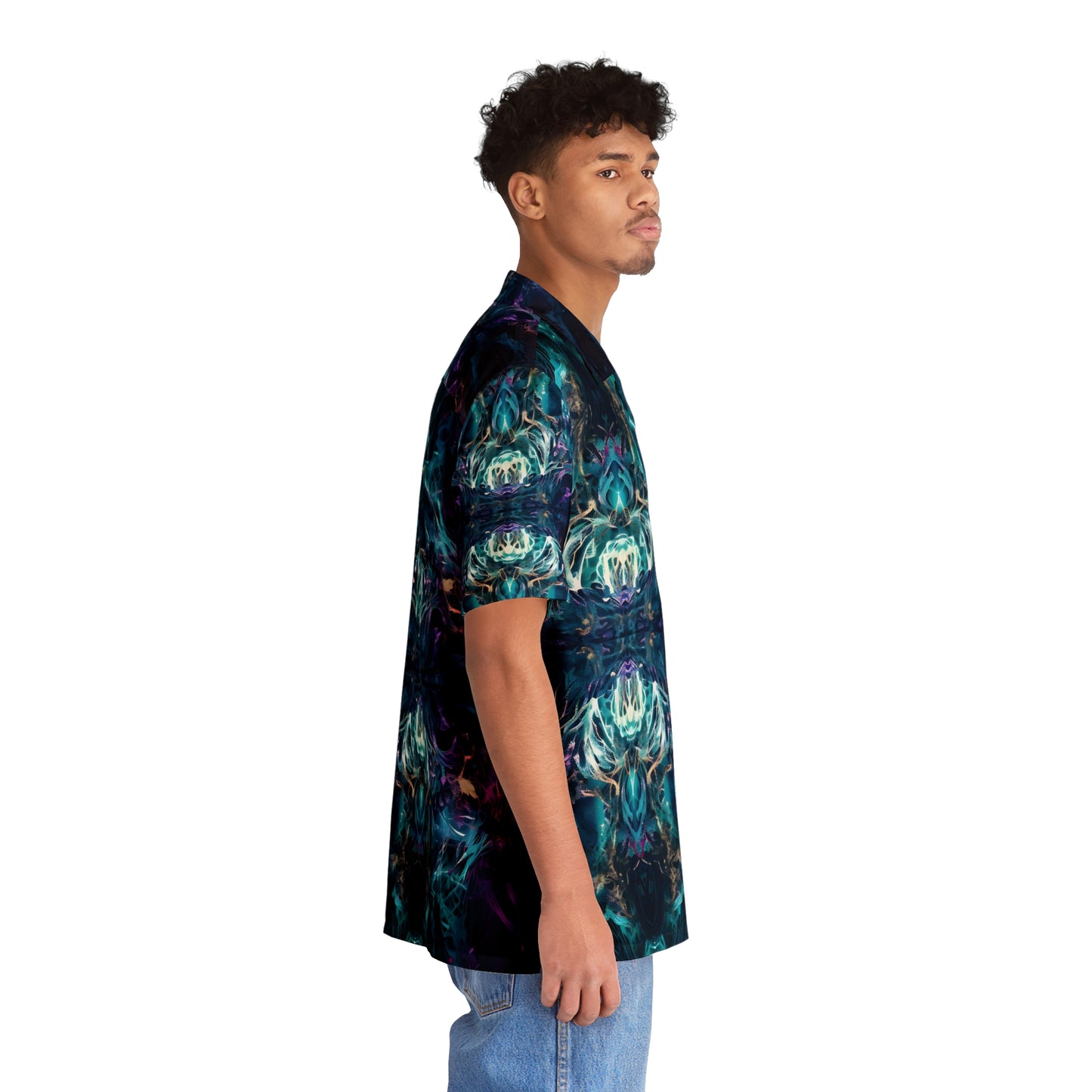 Men's Hawaiian Shirt (AOP) - Mystical Reflections 4