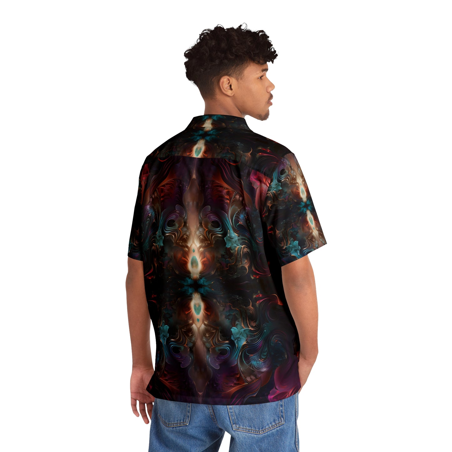 Men's Hawaiian Shirt (AOP) - Mystical Reflections 1