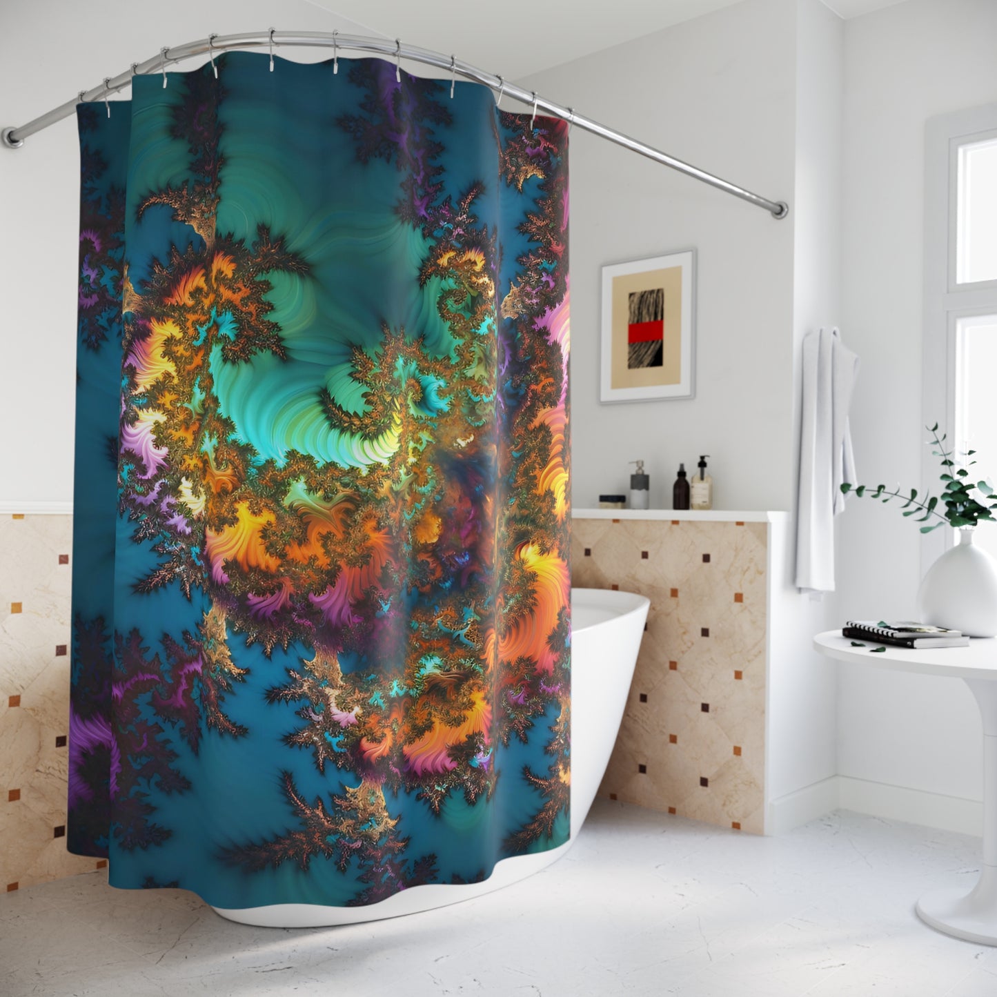 Copy of Polyester Shower Curtain - Mystical Reflections 4