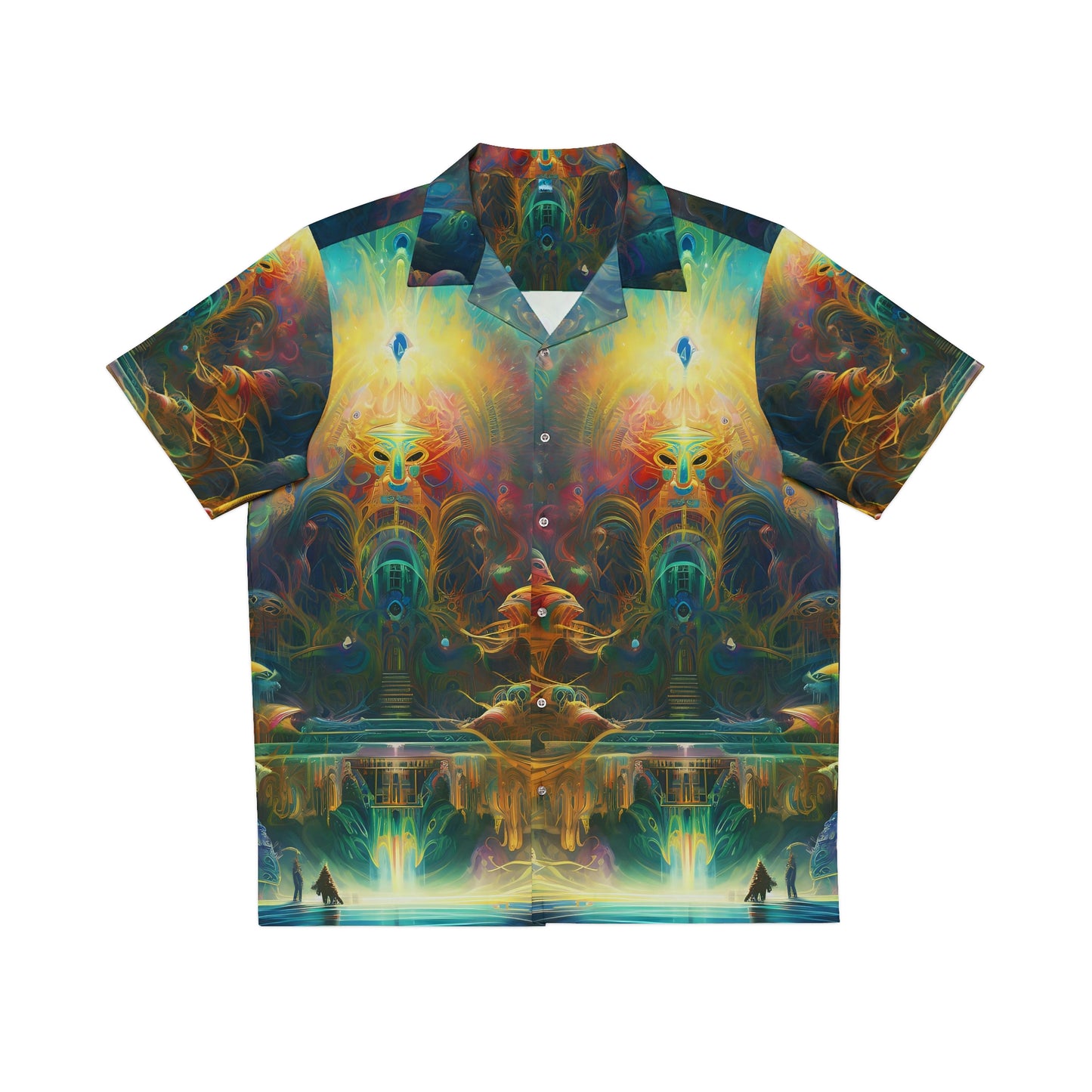 Men's Hawaiian Shirt (AOP) - Shaman Drum 1