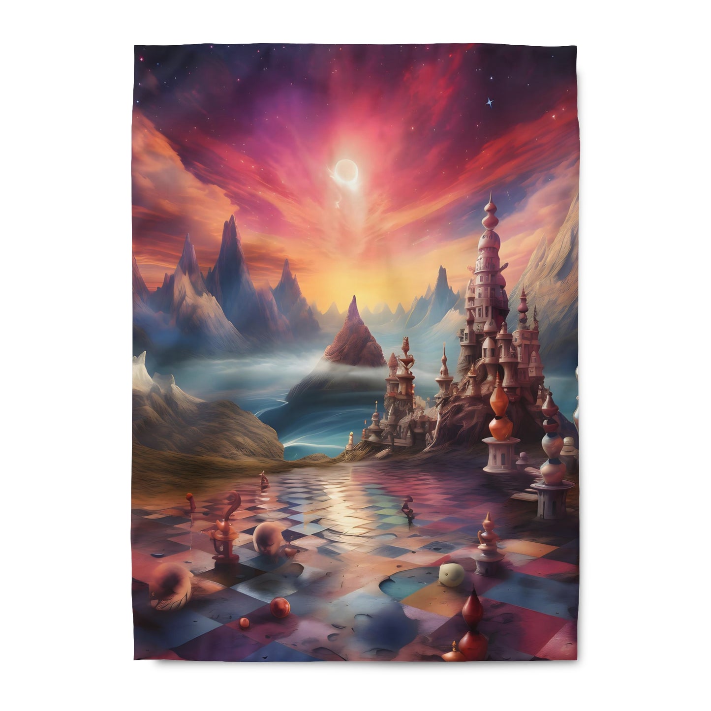 Duvet Cover - Sky Chess 2