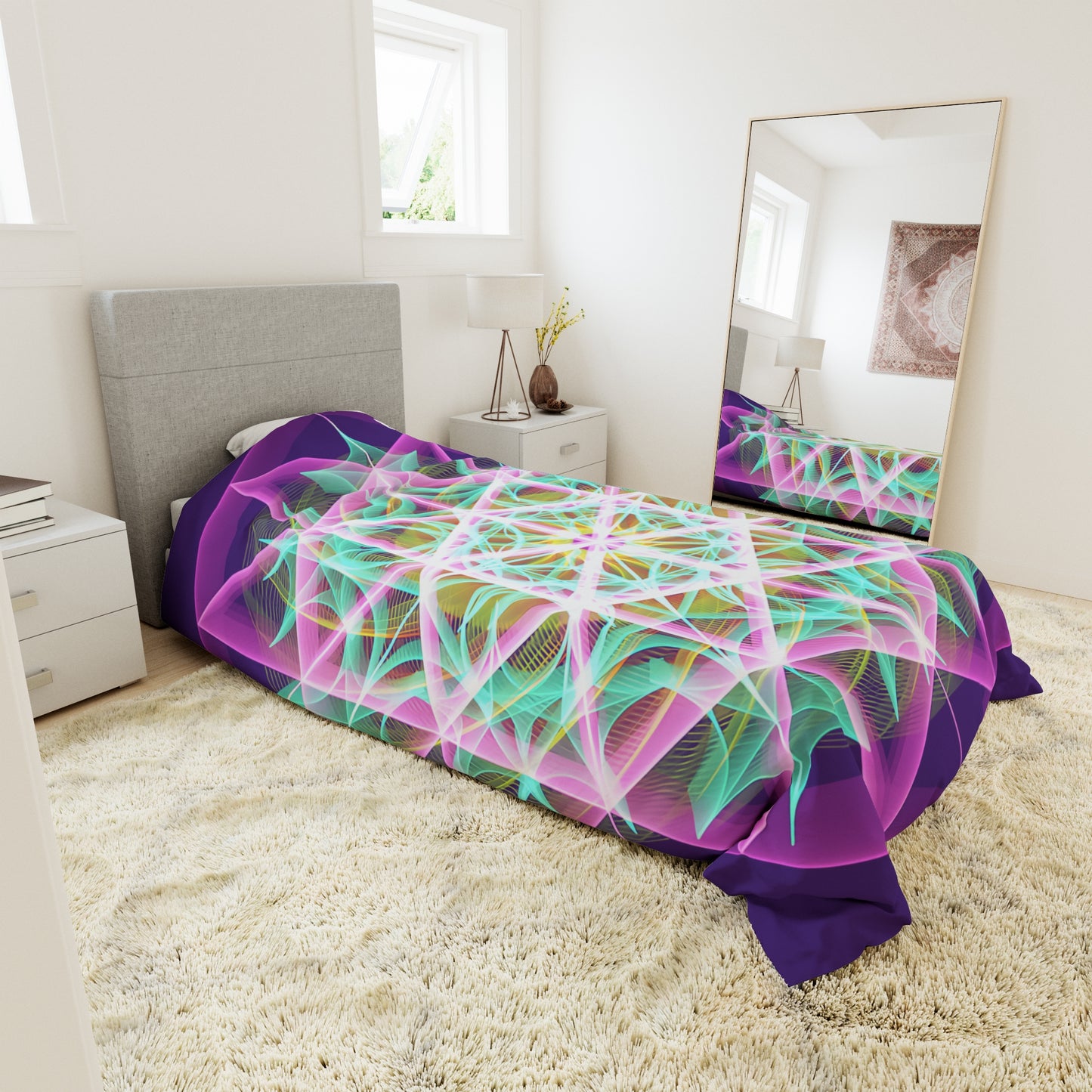Duvet Cover - Nexus Purple