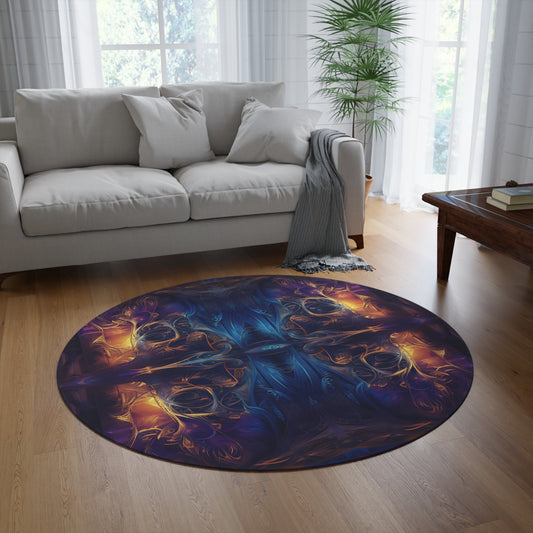 Round Rug - Mystical Reflections 3