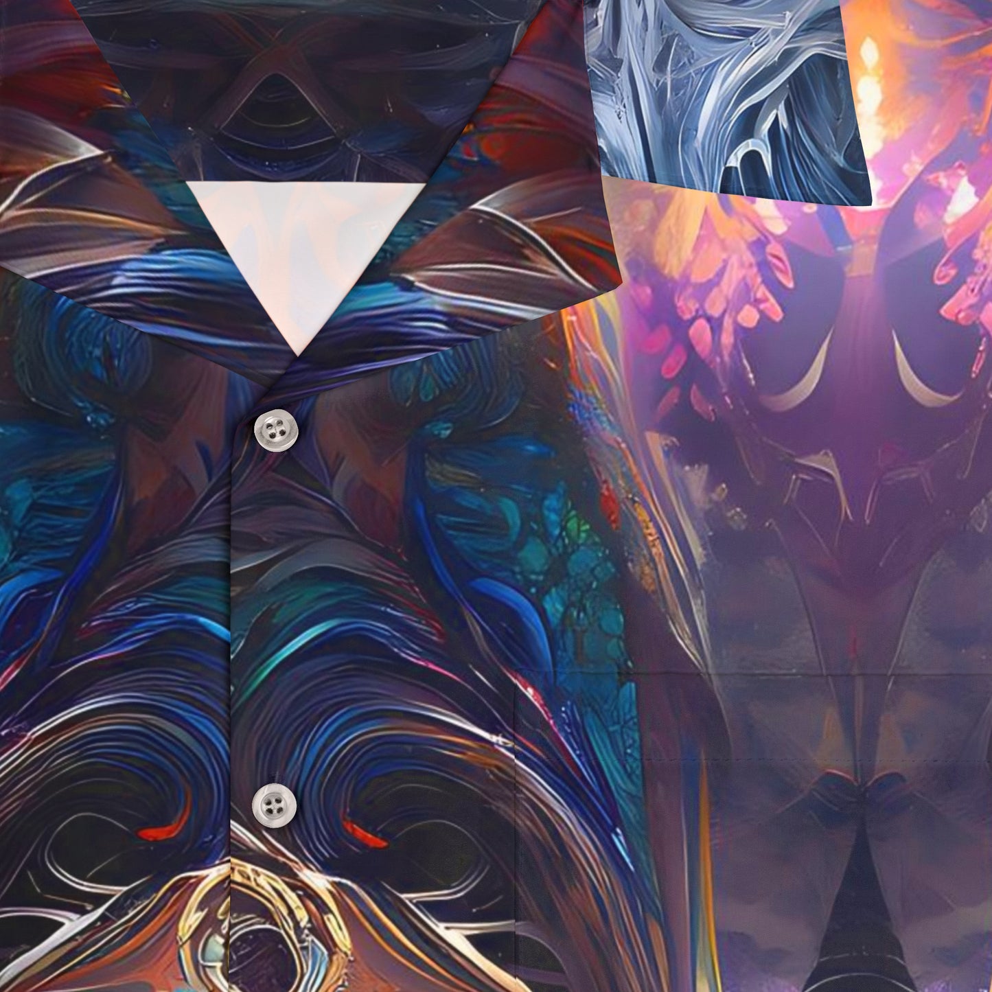 Men's Hawaiian Shirt (AOP) - Mystical Reflections 2