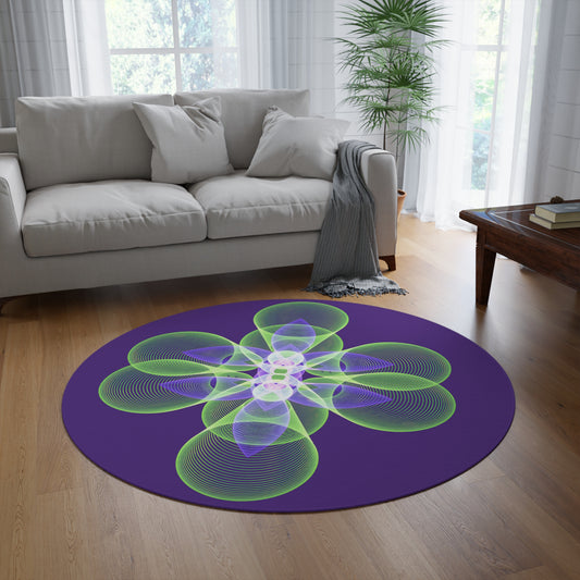 Round Rug - Binary System