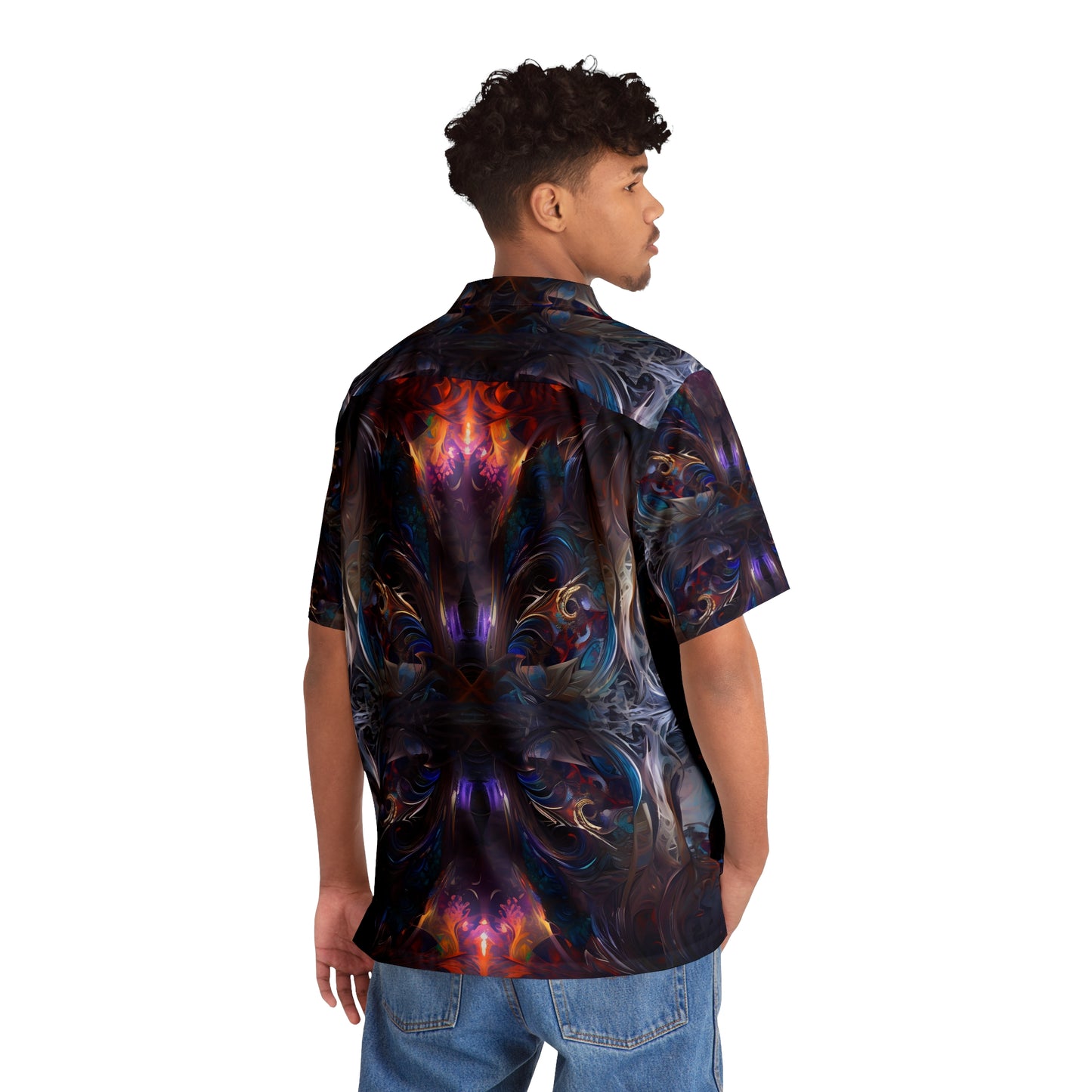 Men's Hawaiian Shirt (AOP) - Mystical Reflections 2