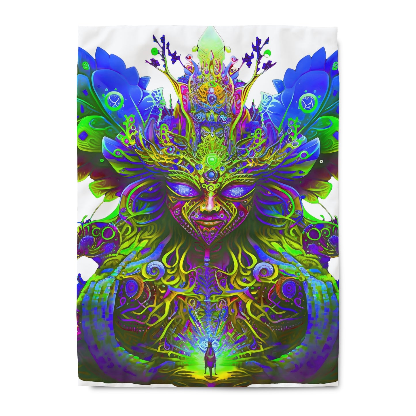 Duvet Cover - Psychedelic Fairy Neon