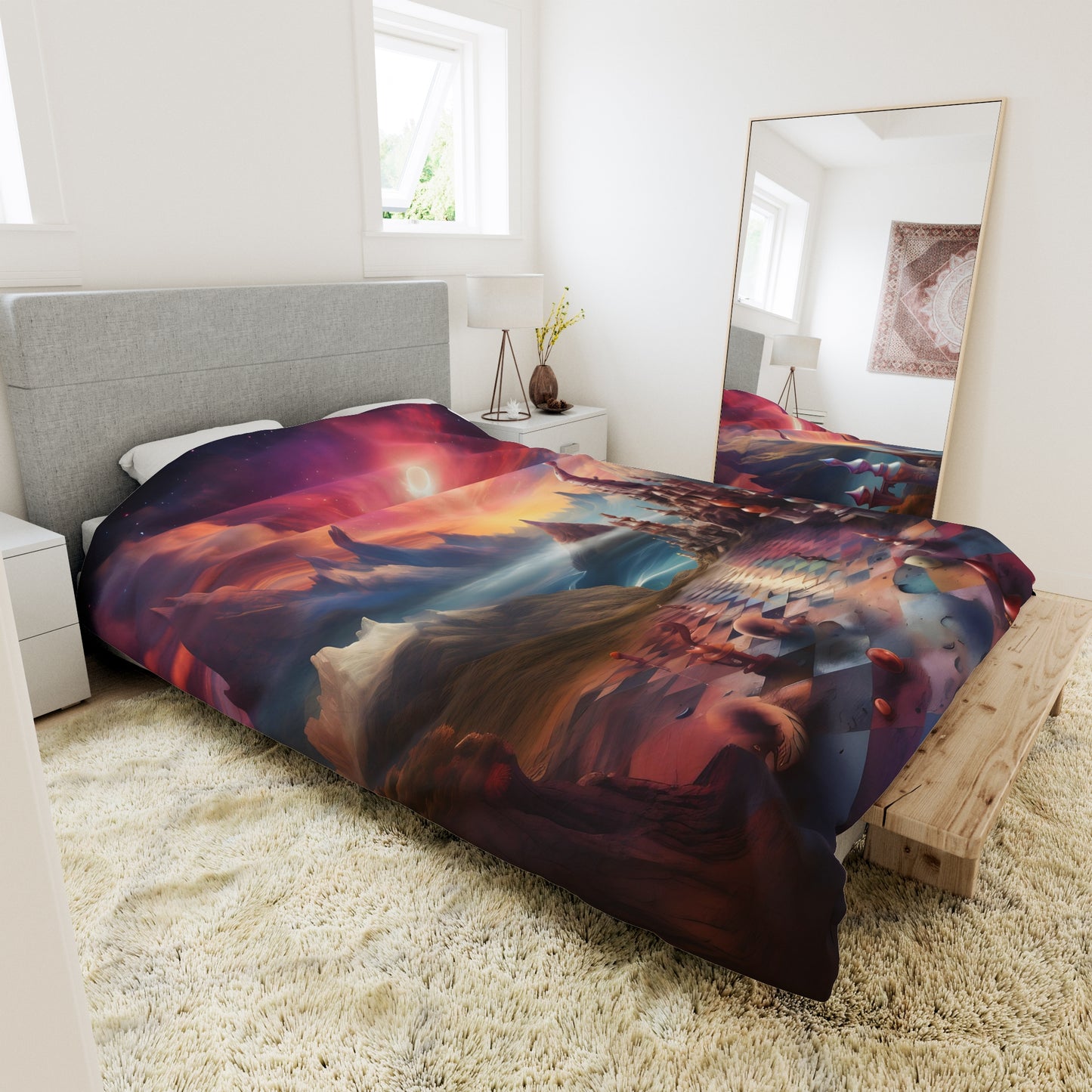 Duvet Cover - Sky Chess 2