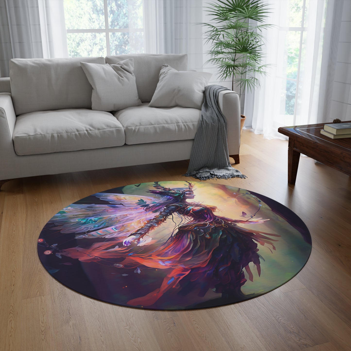 Round Rug - Medieval Fairy