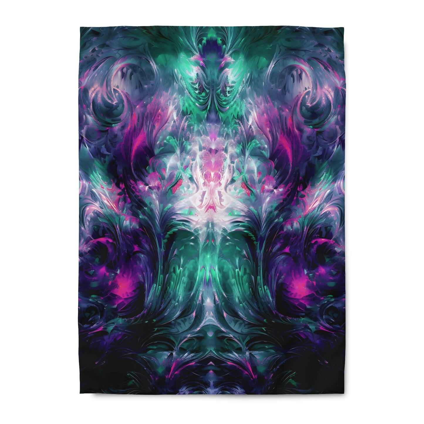 Copy of Duvet Cover - Mind Labyrinth Green