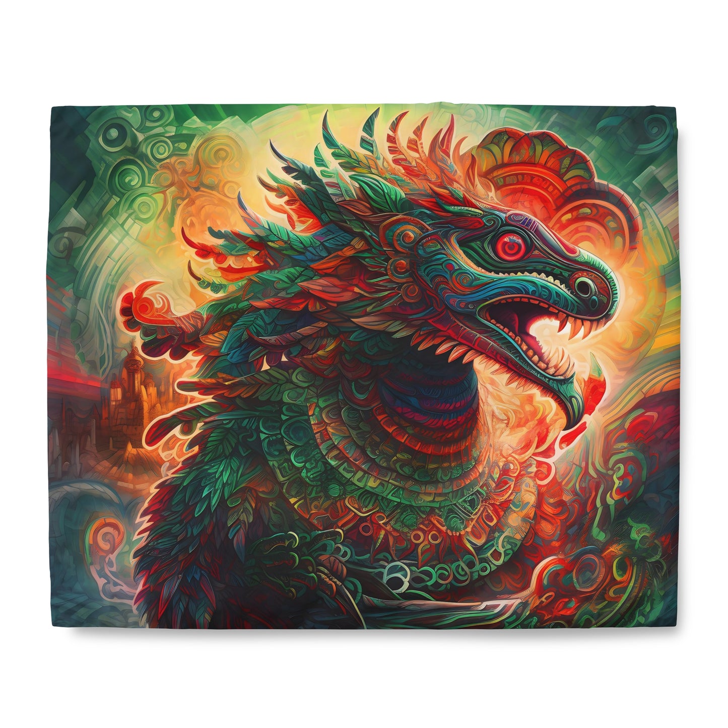 Duvet Cover - Quetzalcoatl 2