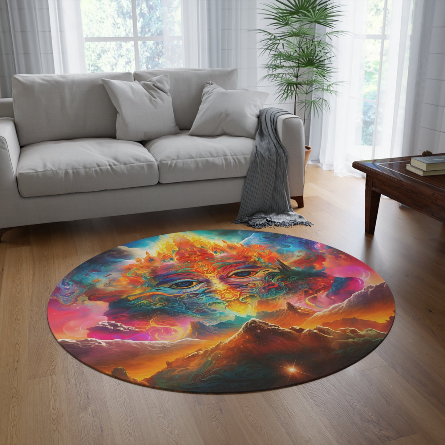 Round Rug - Celestial Rapture