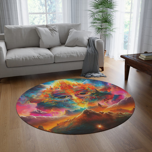 Round Rug - Celestial Rapture