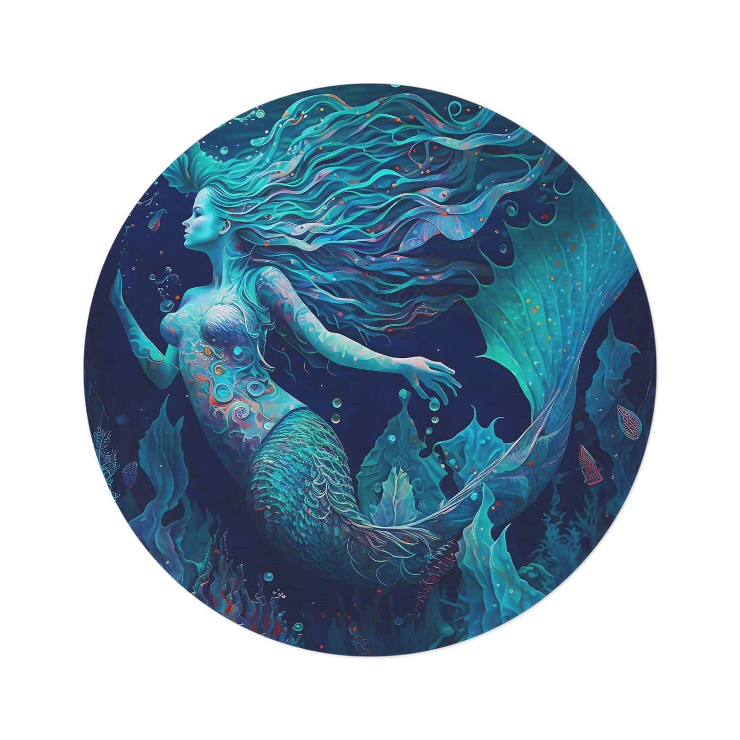 Round Rug - Mermaid 2