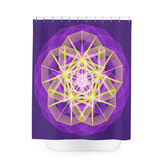 Copy of Polyester Shower Curtain - Mandala 2