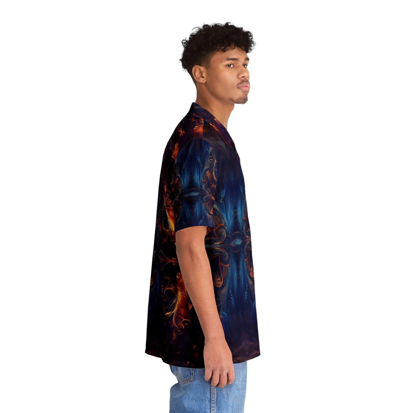 Men's Hawaiian Shirt (AOP) - Mystical Reflections 2