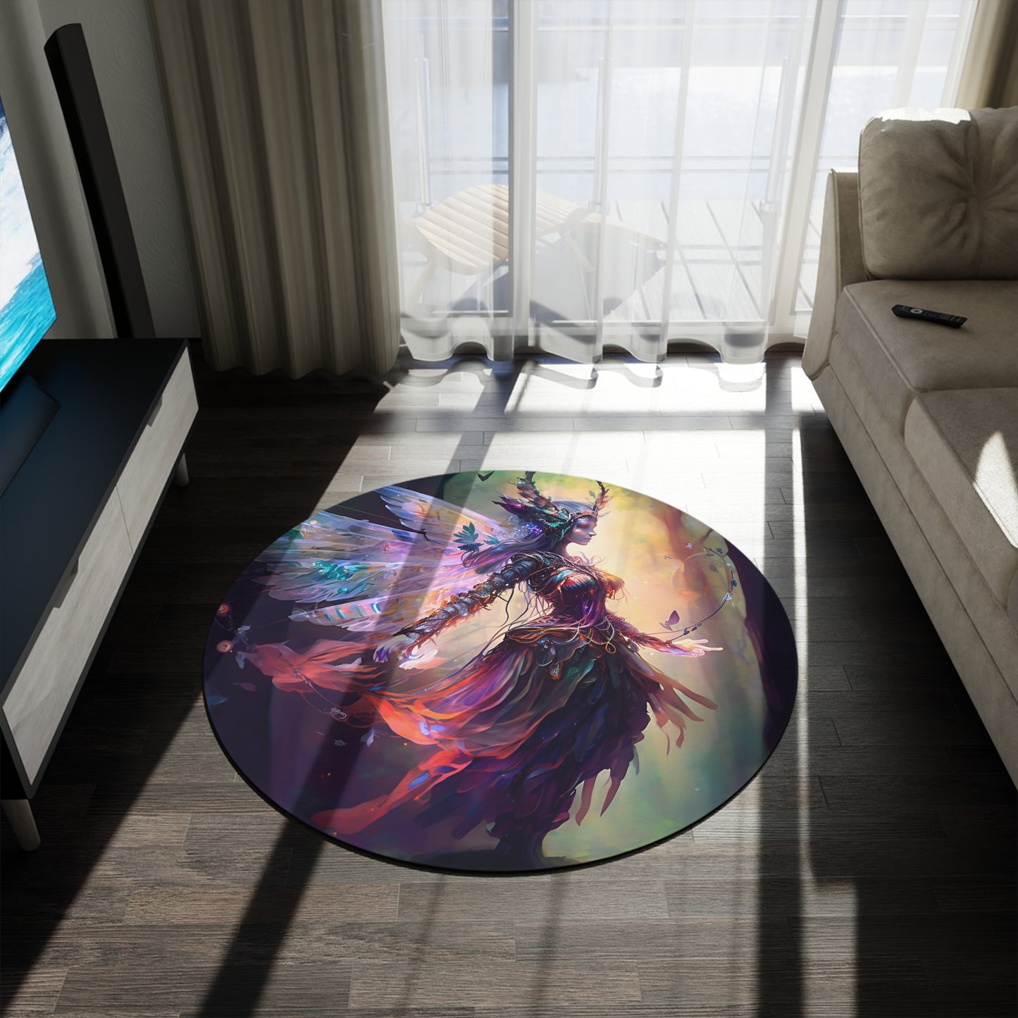 Round Rug - Medieval Fairy