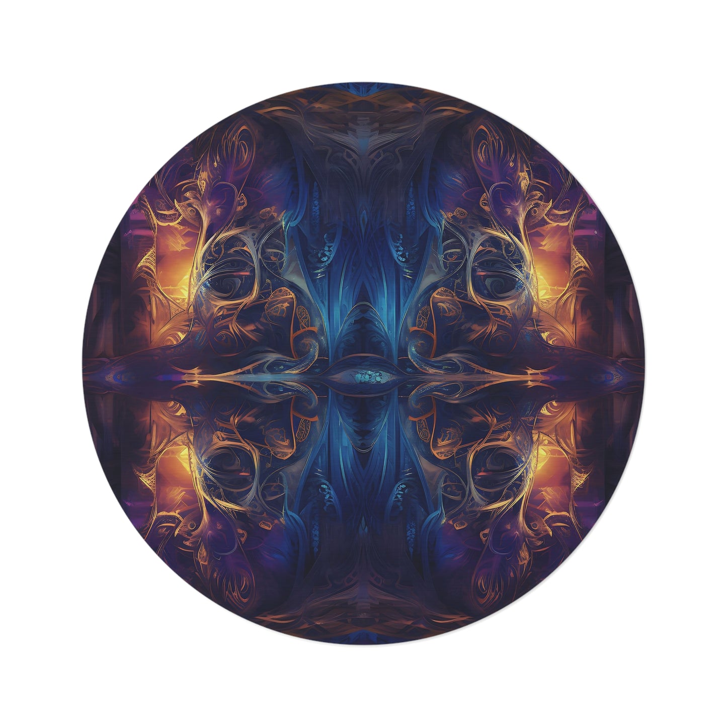 Round Rug - Mystical Reflections 3