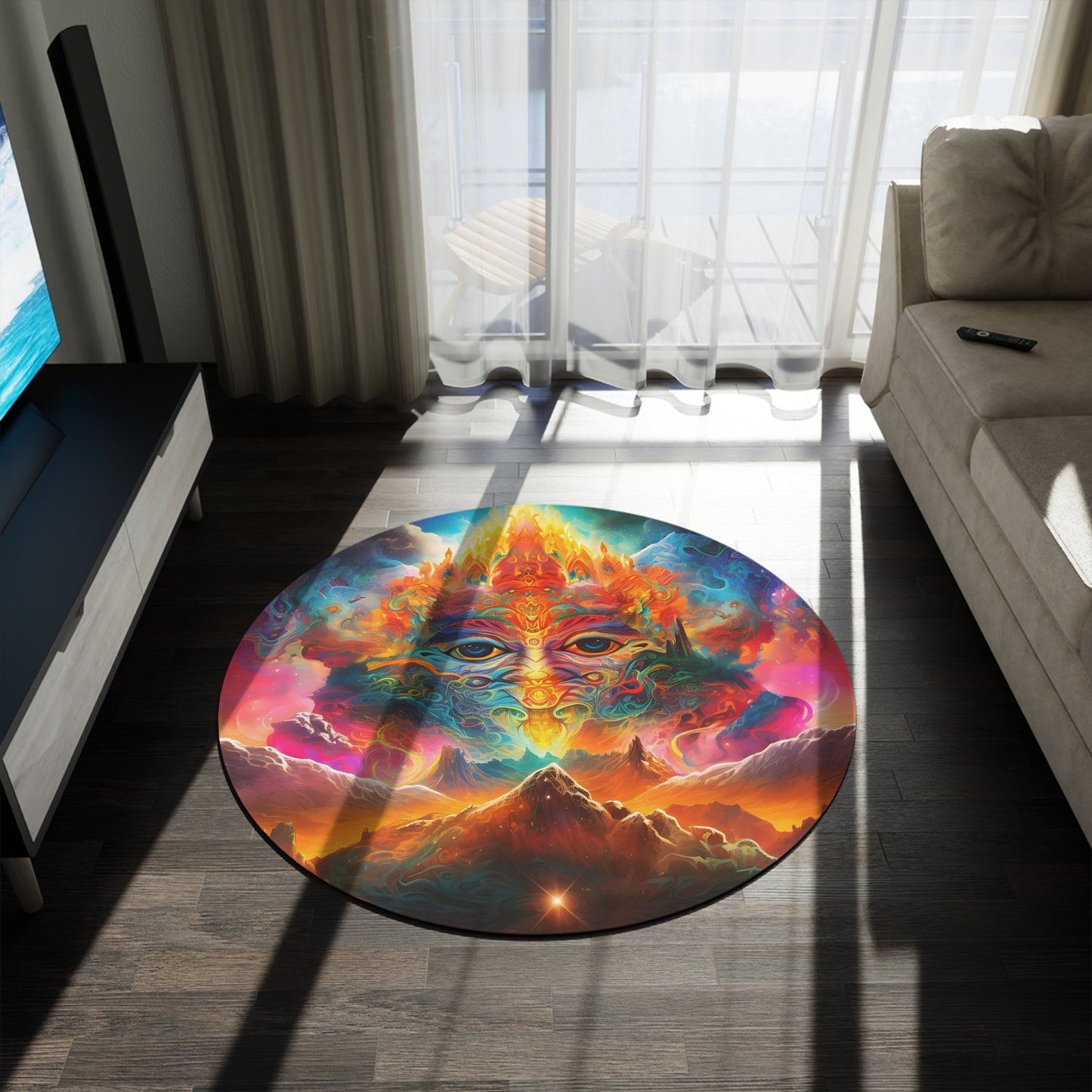Round Rug - Celestial Rapture