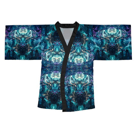 Long Sleeve Kimono Robe (AOP) - Mystical Reflections 4