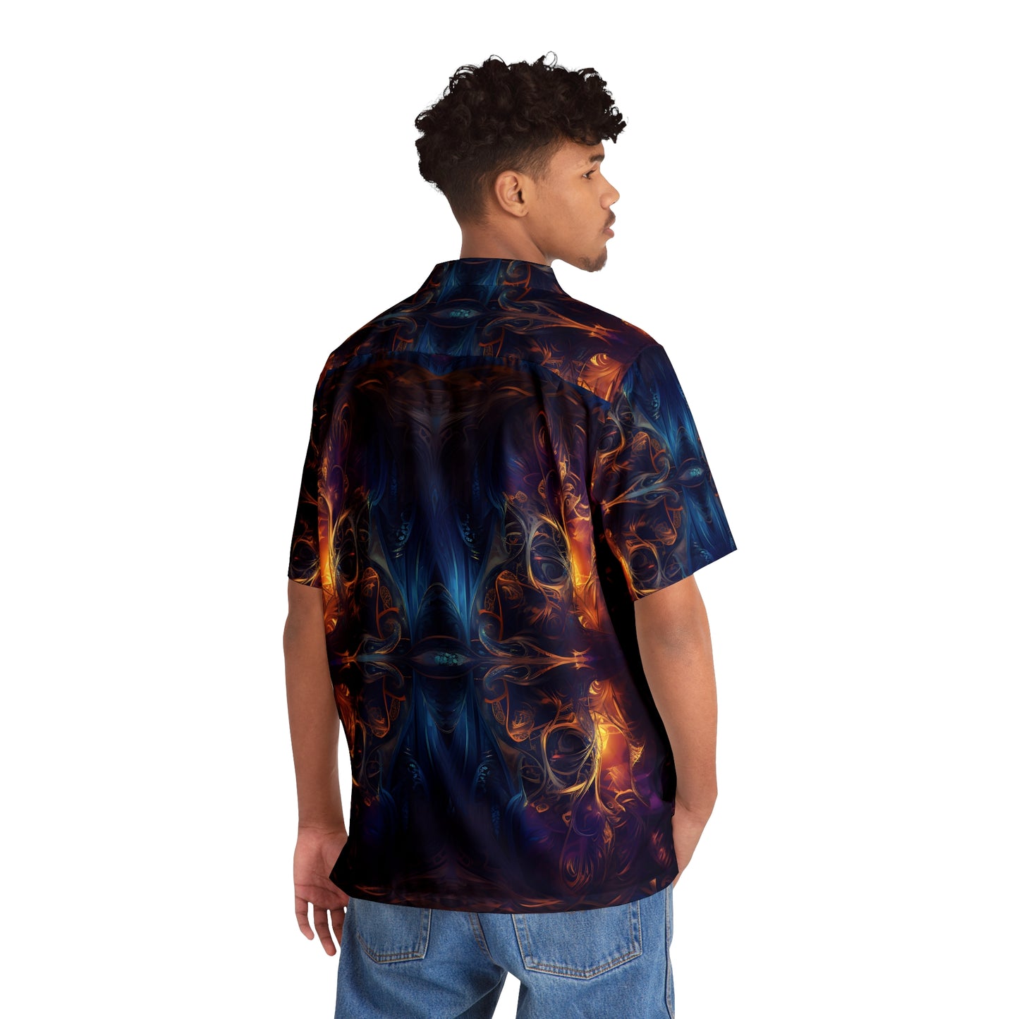 Men's Hawaiian Shirt (AOP) - Mystical Reflections 2