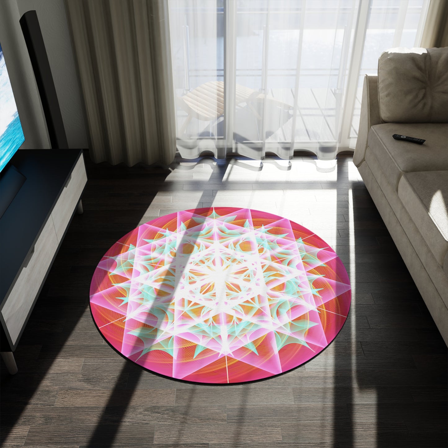 Round Rug - New Wave 1