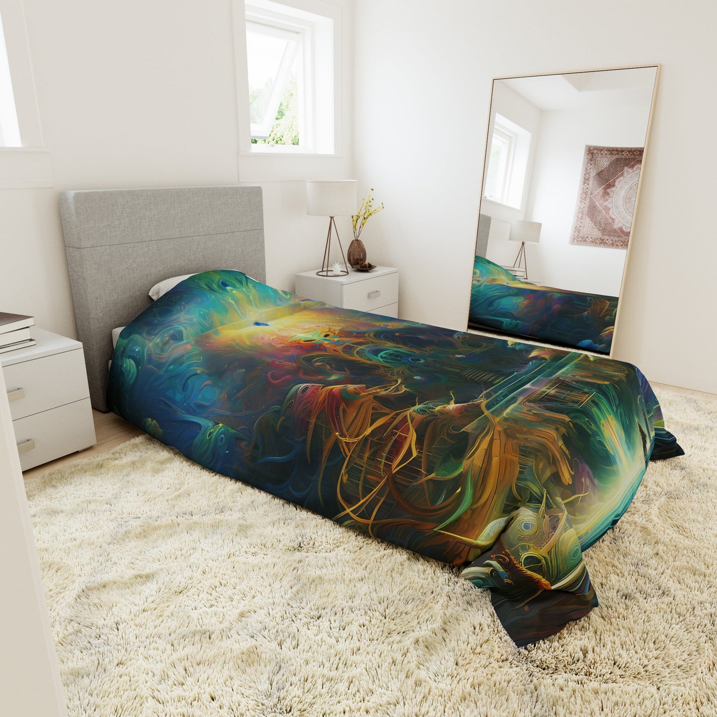 Duvet Cover - Shaman Drum 1