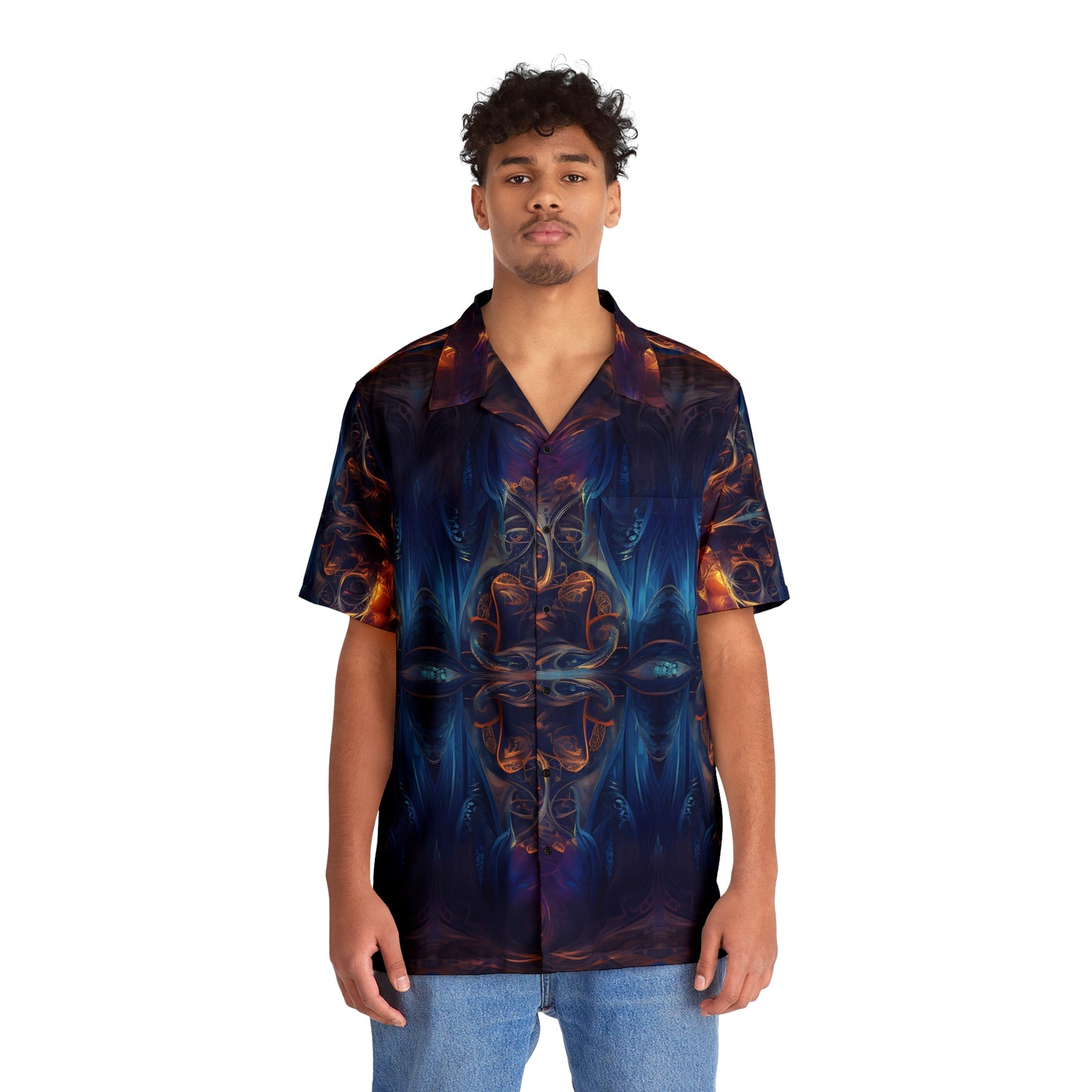 Men's Hawaiian Shirt (AOP) - Mystical Reflections 2