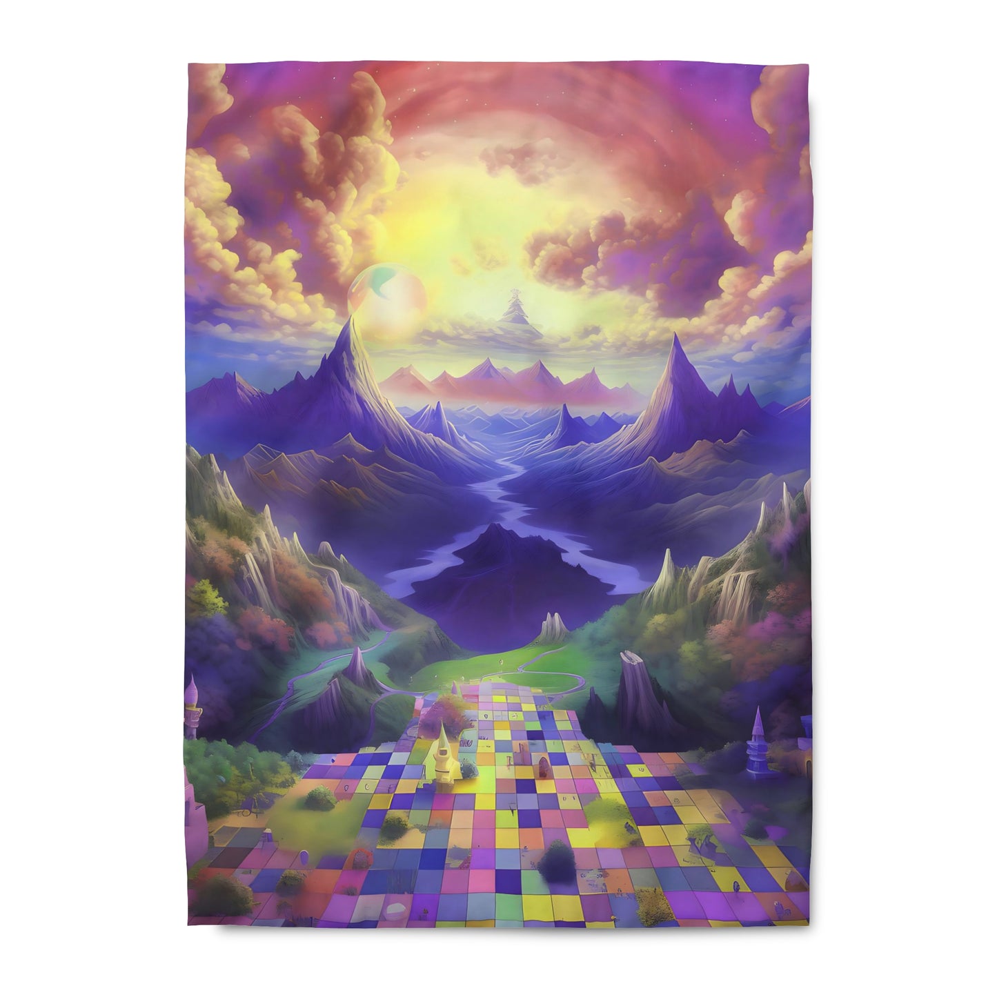 Duvet Cover - Sky Chess 4
