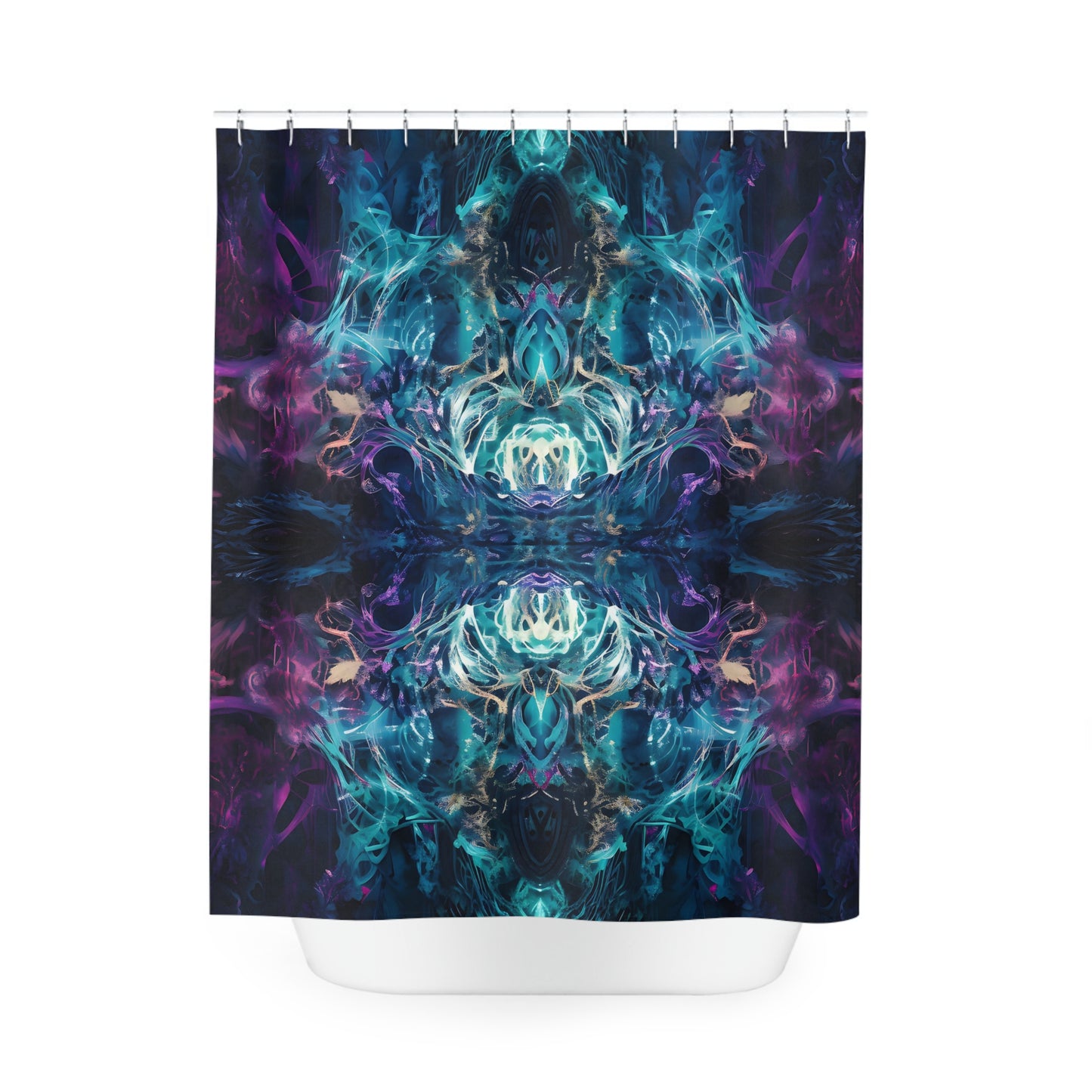 Polyester Shower Curtain - Mystical Reflections 4