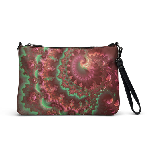 Crossbody bag - Mandelbrot Fractal Pink