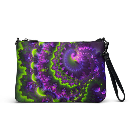 Crossbody bag - Mandelbrot Fractal Purple