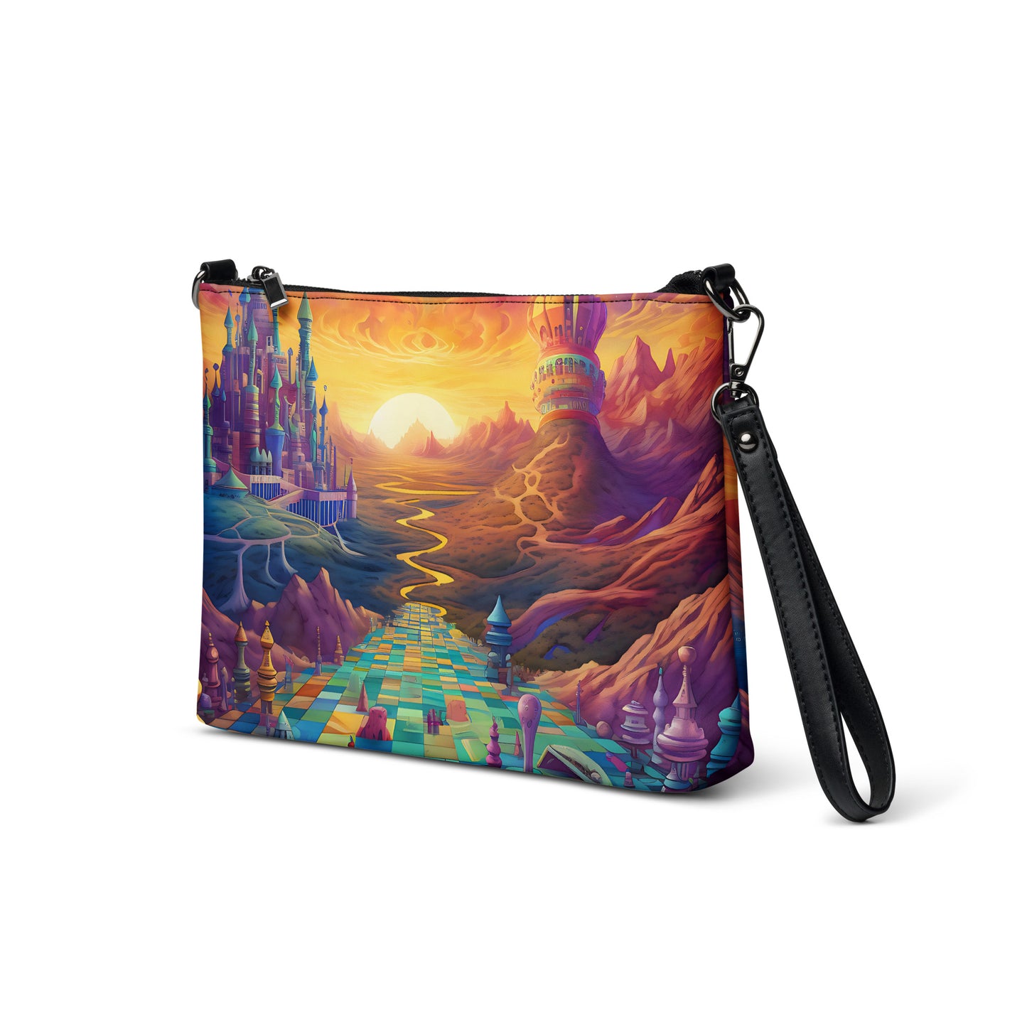Crossbody bag - Psychedelic Chess