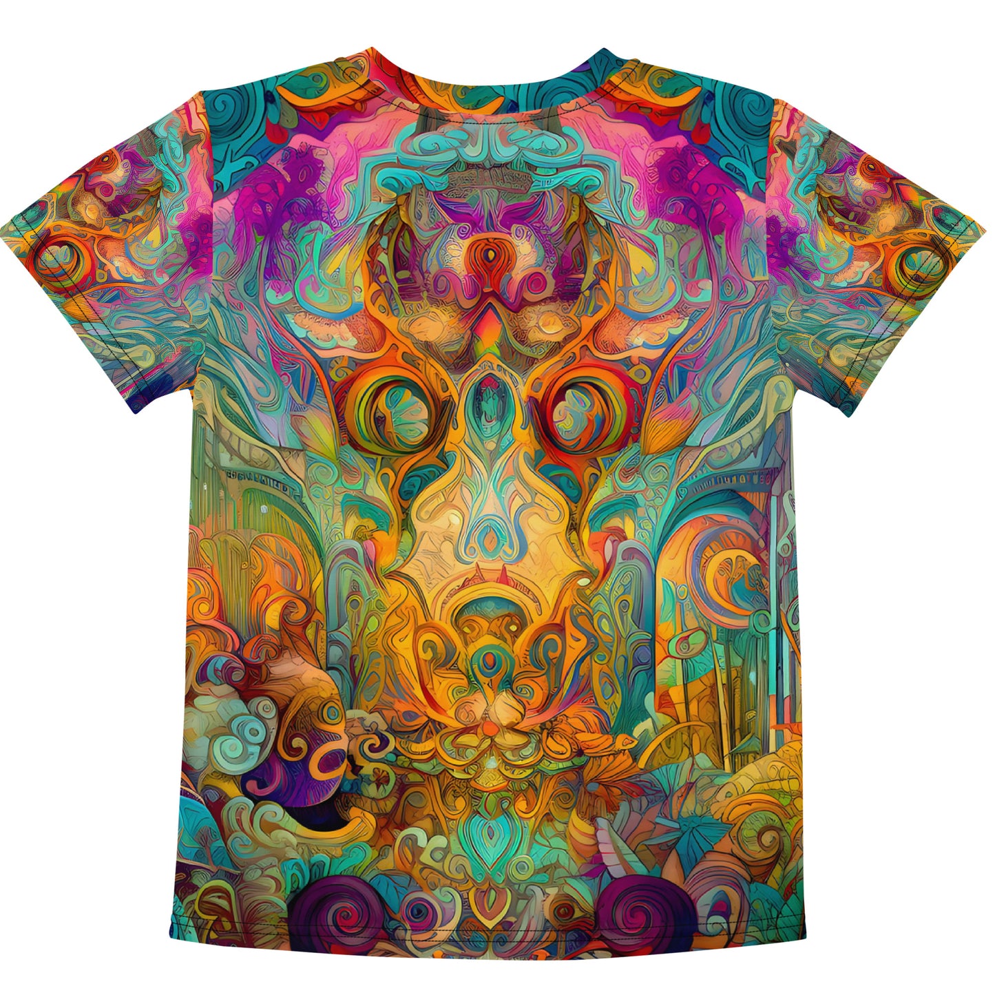 Kids crew neck t-shirt - Dreamweavers Tapestry 1