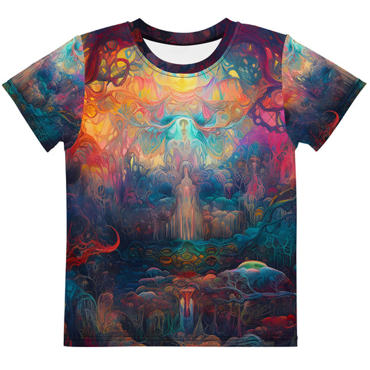 Kids crew neck t-shirt - Dreamweavers Tapestry 1
