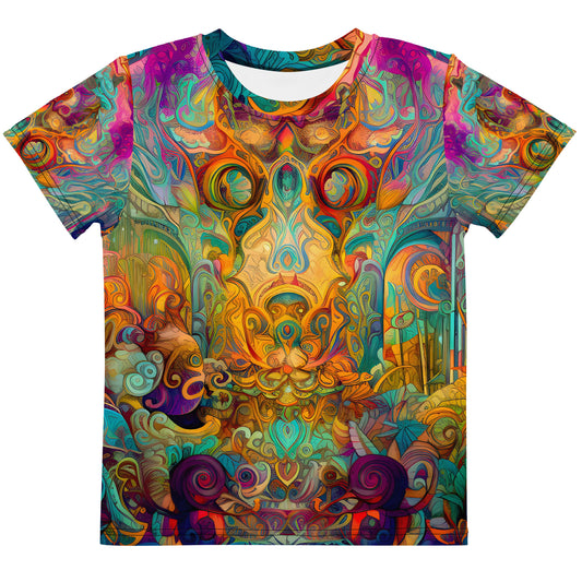 Kids crew neck t-shirt - Dreamweavers Tapestry 1