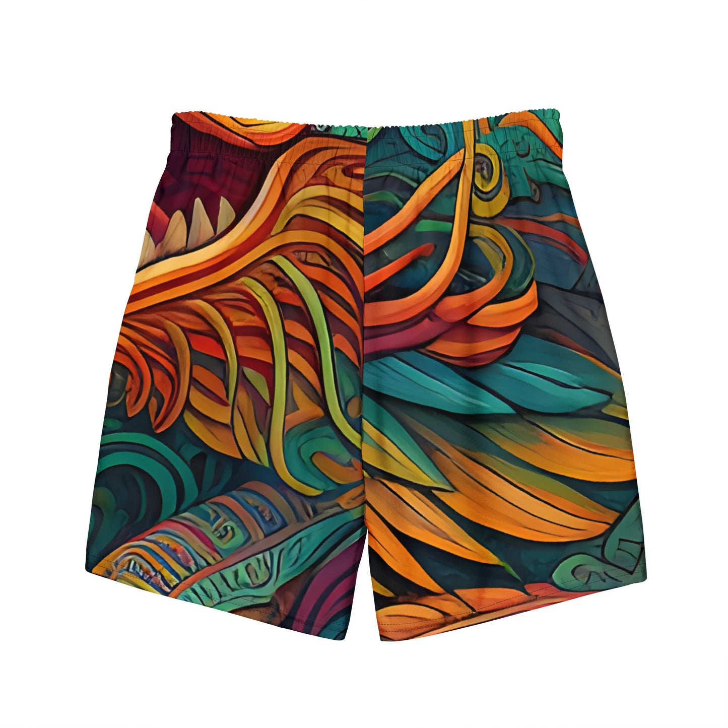 Men's swim trunks - Quetzalcoatl 1