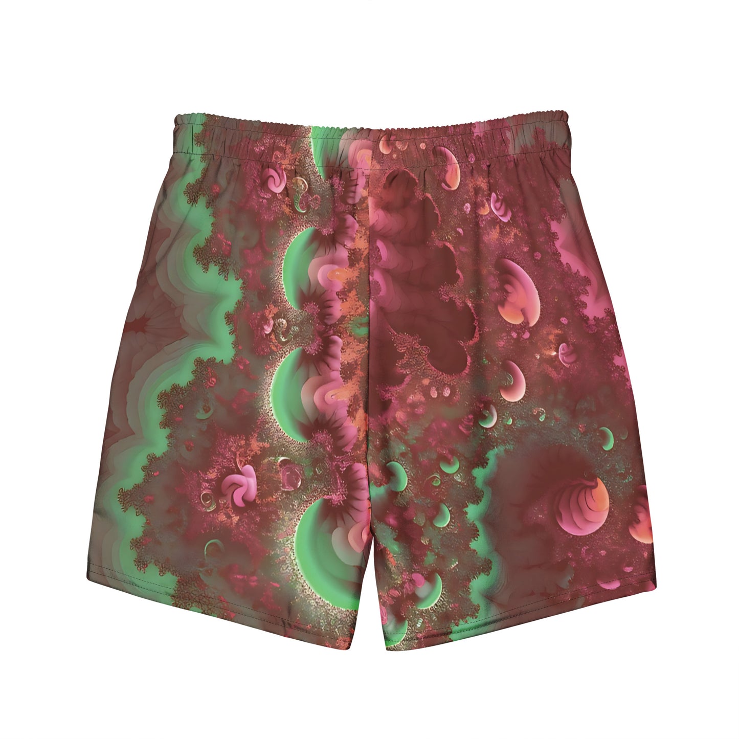 Men's swim trunks - Mandelbrot Fractal Pink