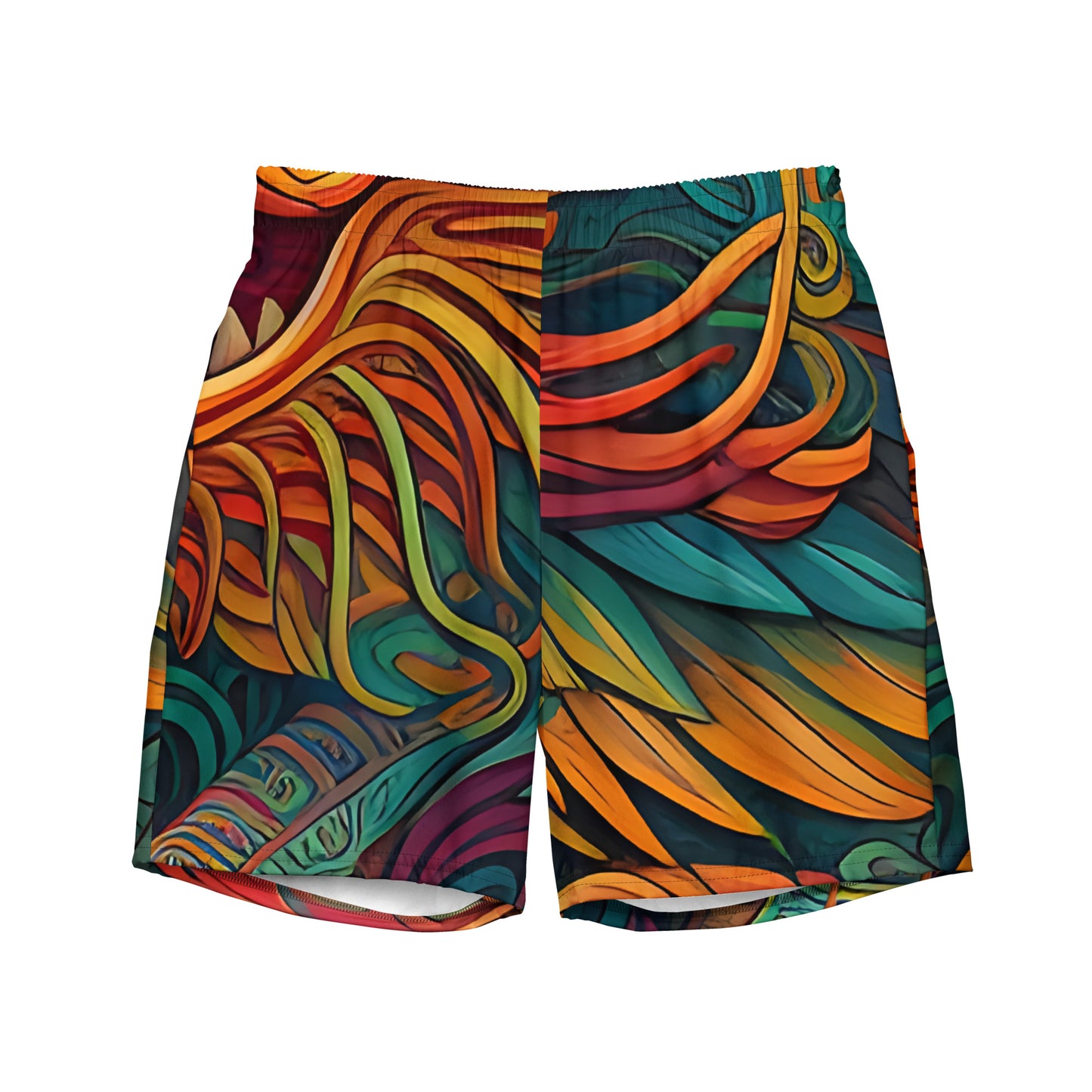 Men's swim trunks - Quetzalcoatl 1