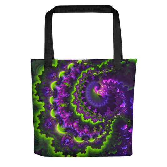 Tote bag - Mandelbrot Fractal Purple