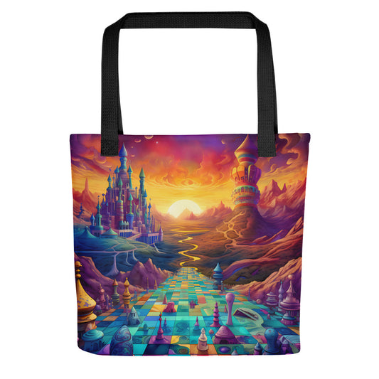 Tote bag - Psychedelic Chess