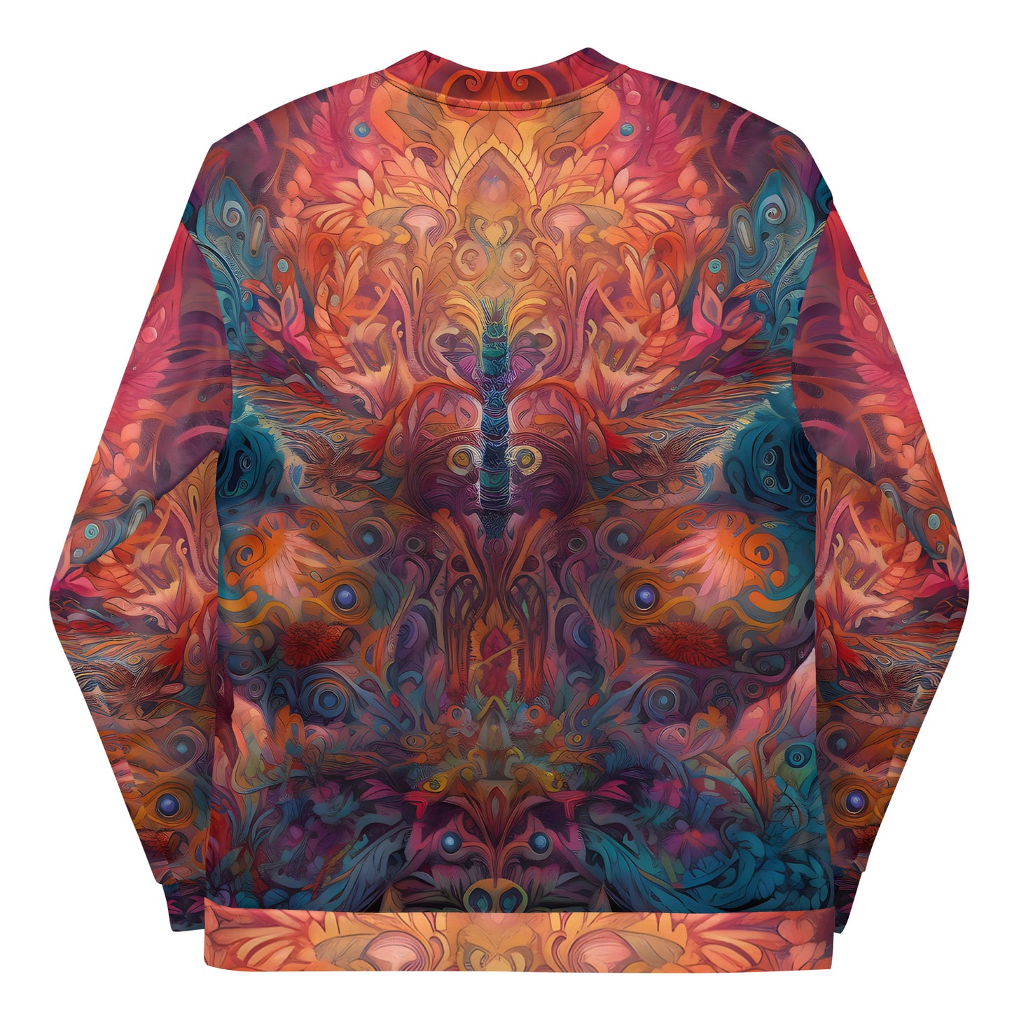 Unisex Bomber Jacket - Psychedelic Dreamtime 4