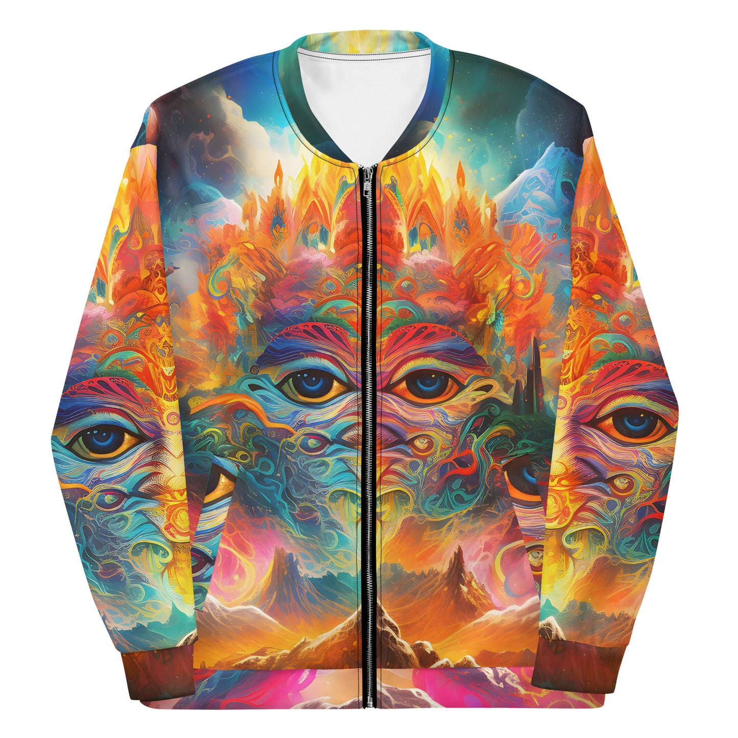 Unisex Bomber Jacket - Celestial Rapture