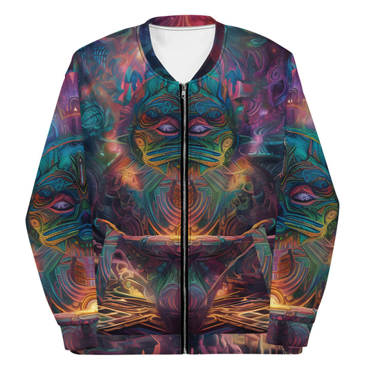 Unisex Bomber Jacket - Shaman Drum 3
